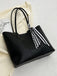 Vintage Scarf-Tied Shoulder Tote Bag - vintage fashion, retro style