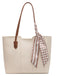 Vintage Scarf-Tied Shoulder Tote Bag - vintage fashion, retro style