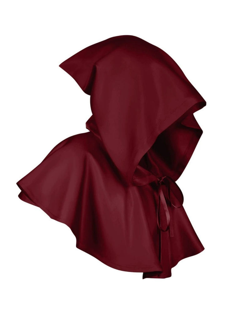 Vintage Solid Halloween Hooded Grim Reaper Cloak - vintage fashion, retro style