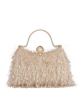 Vintage Tassel Evening Handle Bag - vintage fashion, retro style