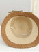 Vintage Two-Tone Straw Sun Hat - vintage fashion, retro style