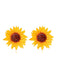 Vintage Yellow Sunflower Earrings: 1950s detail work for the woman who notices