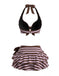 [Pre-Sale] Violet 1950s Halter Tankini 2