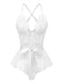 1970s Slip Floral Lace Bow Nightgown
