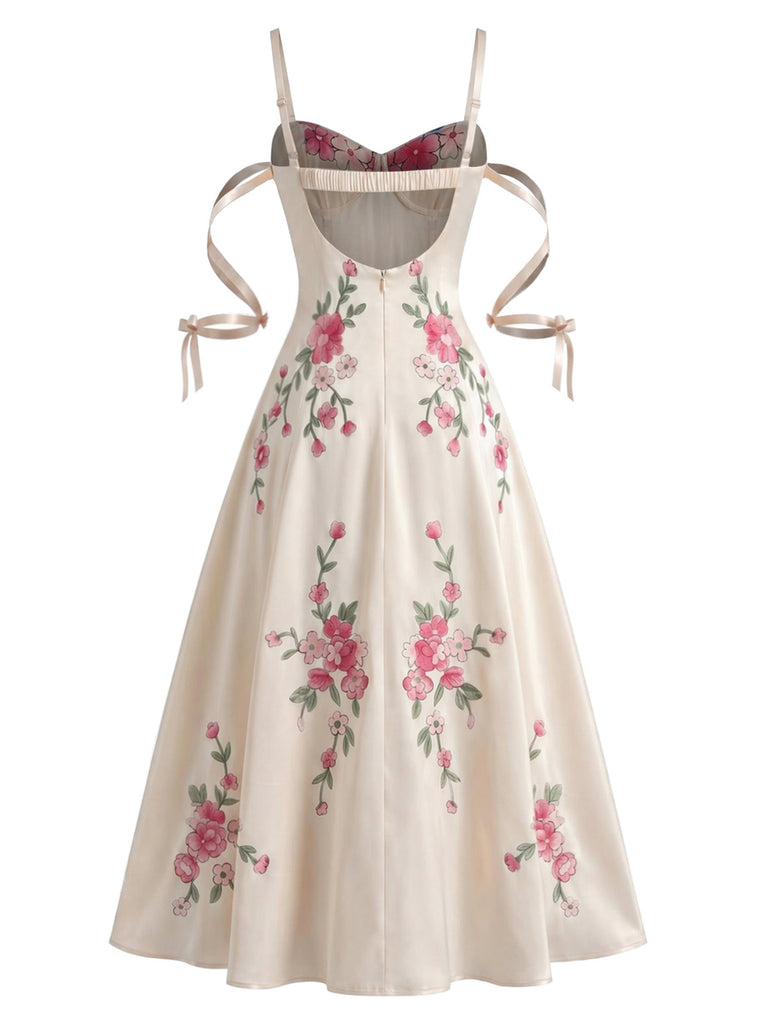 [Pre-Sale] White 1950s Floral Vintage Classic Top 4