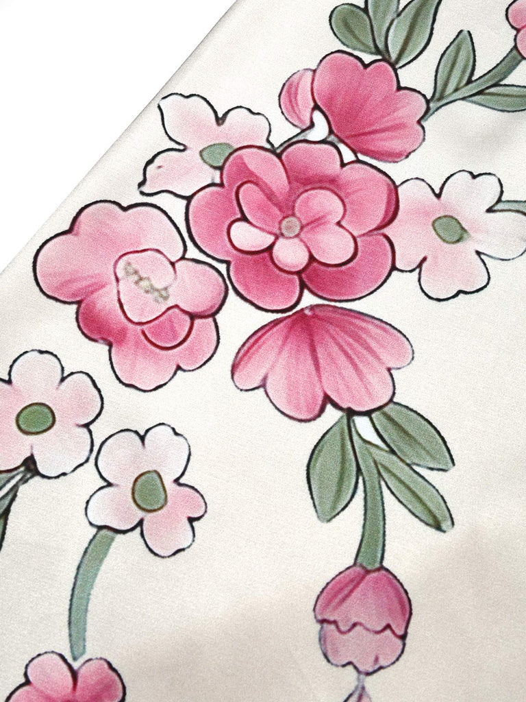 [Pre-Sale] White 1950s Floral Vintage Classic Top 6