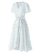 1940s Cotton Slanted Tie Floral | 1940s | vintage dress, retro fashion