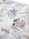 White 1940s Slip Floral Corset Tea Dress - vintage dress, retro fashion, pure white