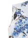 White 1950s Floral V Neck Dress 5
