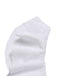 White 1950s Ruffles Solid Swimsuit — because 1950s glamour never goes out of style