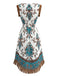 Pat 1970s Floral Vintage Classic Dress 4