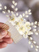 White Pearl Crystal Floral Hair Accessories - vintage fashion, retro style for vintage lovers