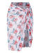 Wine Red 1930s Floral Bikini Set & Cover-Up — because 1930s glamour never goes out of style