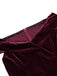Wine Red 1960s Velvet Bodycon Dress: where 1960s romance meets her modern spirit