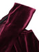 Wine Red 1960s Velvet Bodycon Dress — vintage elegance for the modern woman