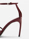 Wine Red Vintage Pointed Toe High Heel Sandals - vintage shoes, retro heels for vintage lovers