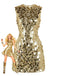 Y2k Sequin Disco Sleeveless Party Dress - vintage dress, retro fashion