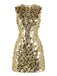 Y2k Sequin Disco Sleeveless Party Dress - vintage dress, retro fashion