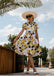 Yellow 1950s Lemon Bow Swing Dress: timeless style reimagined