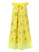 [Pre-Sale] Yellow 1950s Sunflower Boat Neck Tulle Nightdress, vintage dress, retro fashion, rockabilly, pin-up fashion - perfect for women who love vintage and retro fashion