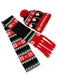 Christmas Knit Hat & Scarf Set