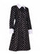 [Pre-Sale] Black 1940s Wednesday Addams Style Dress