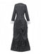 Black 1940s Striped The Nightmare Before Christmas Suit