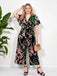 [Plus Size] Green 1930s Velvet Vintage Jumpsuit