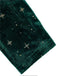 Dark Green 1940s V-Neck Star Velvet Dress