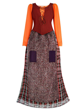 1930s Halloween Mary Sanderson Witch Costume Set