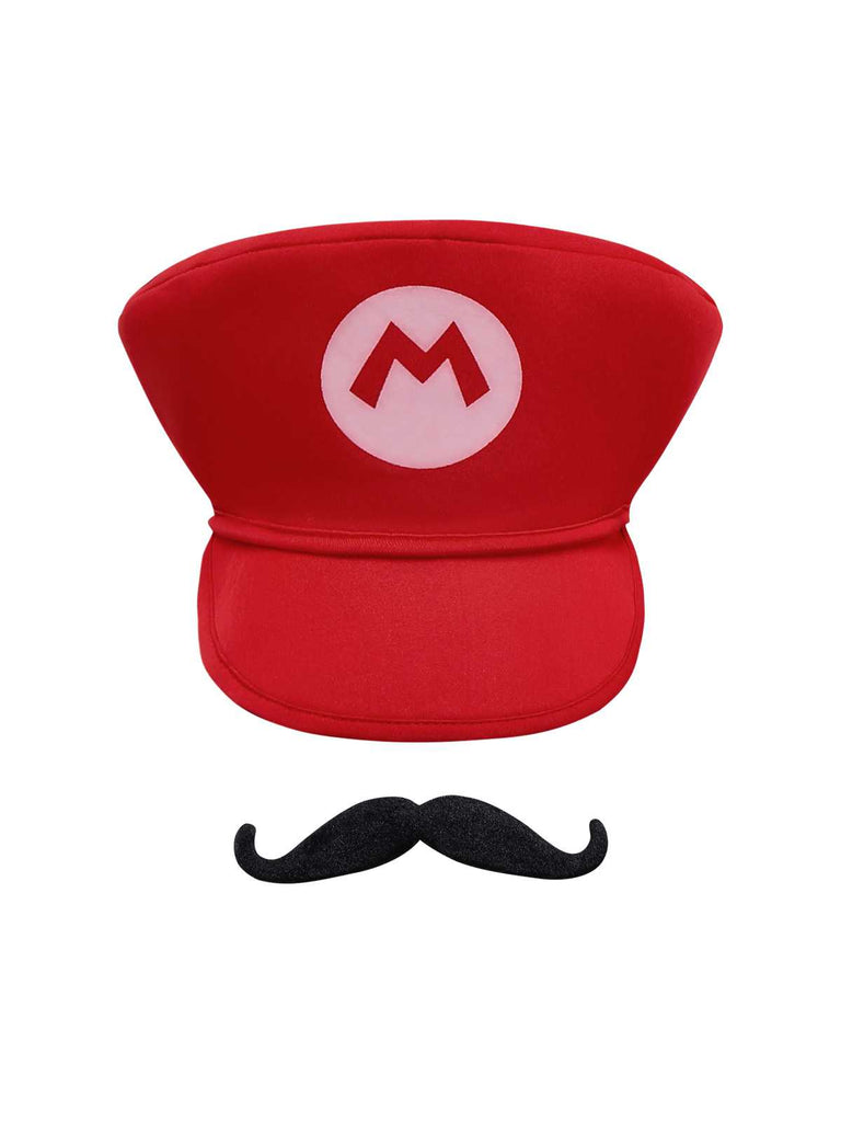 1970s Mario Suspender Dress Set with Hat