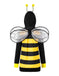 Yellow 1960s Striped Bee Cosplay Hooded Dress