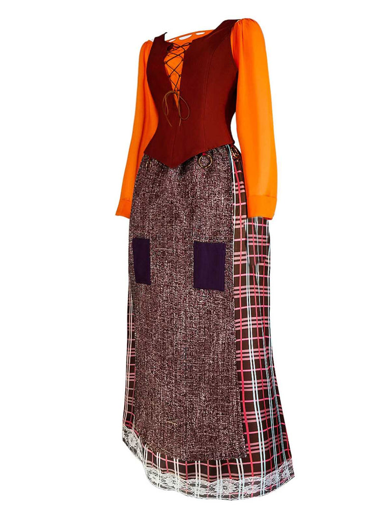 1930s Halloween Mary Sanderson Witch Costume Set