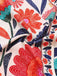 1960s Spaghetti Strap V-Neck Floral Dress