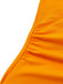 Close-up of an orange fabric with a white background