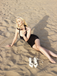 Black 1950s Solid Gathered Halter Swimsuit