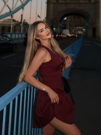 2PCS Wine Red 1960s Pinstripes Top & Pleated Skirt