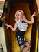 Black 1960s Bats Bow Lapel Pencil Dress