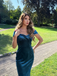 1960s Off Shoulder Velvet Bodycon Dress