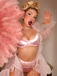 3PCS 1950s Satin Garter Belt Lingerie Sets