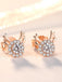 Retro Antlers Zircon Alloy Ear Studs