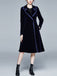 1950s Solid Patchwork Velvet Coat