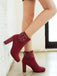 Retro Solid Thick Heel Short Boots