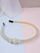 Retro White Pearls Headband