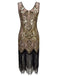 1920s Floral Beaded Flapper Dress: timeless style reimagined