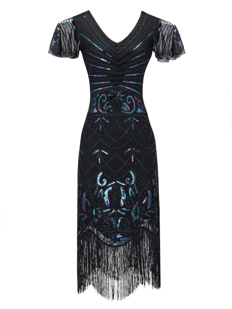 1920s Fringed Flapper Gatsby Dress: timeless style reimagined