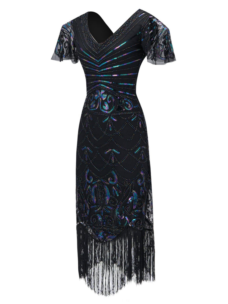 1920s Fringed Flapper Gatsby Dress: timeless style reimagined