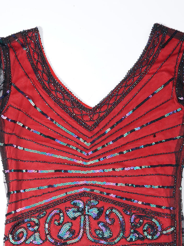 1920s Fringed Flapper Gatsby Dress — the kind of 1920s dress that makes strangers smile