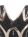1920s Leaves Sequined Tassel Dress — vintage elegance for the modern woman