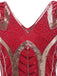 1920s Leaves Sequined Tassel Dress — vintage elegance for the modern woman
